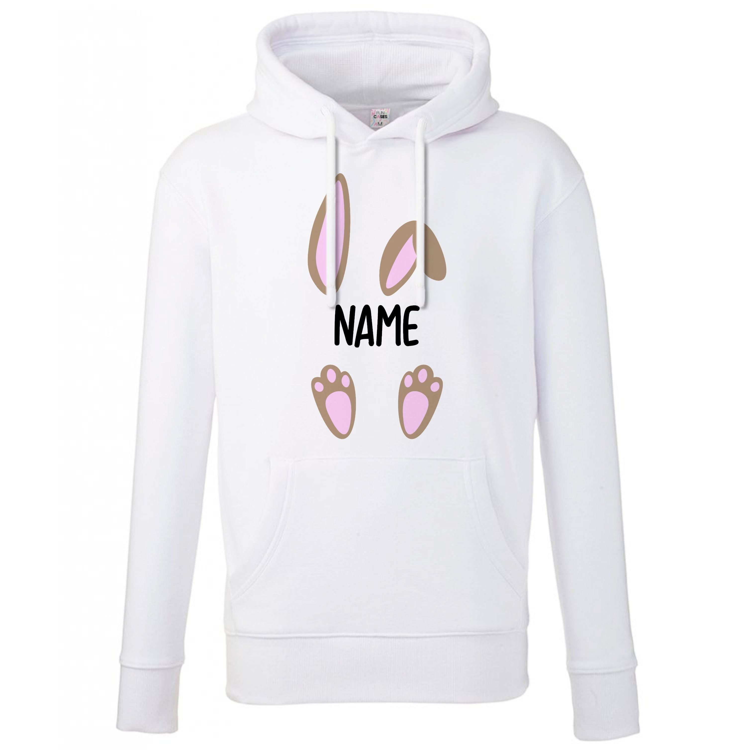 Brown Bunny Personalised Hoodie