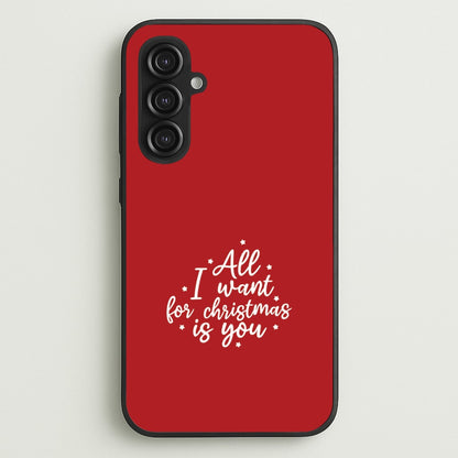 All I Want For Christmas Is You Stars Galaxy S23FE Case