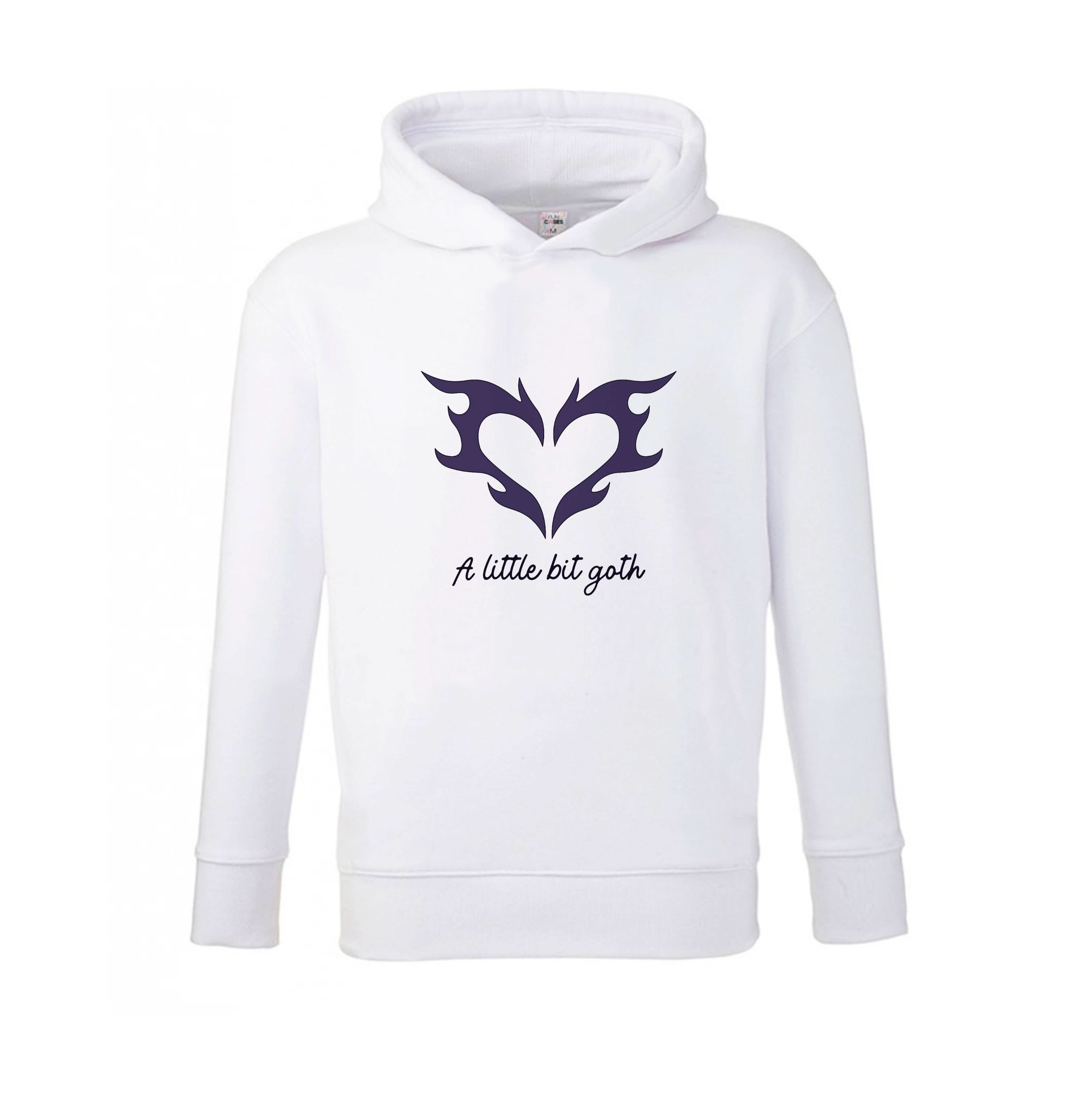 A Little Bit Goth Purple Kids Hoodie