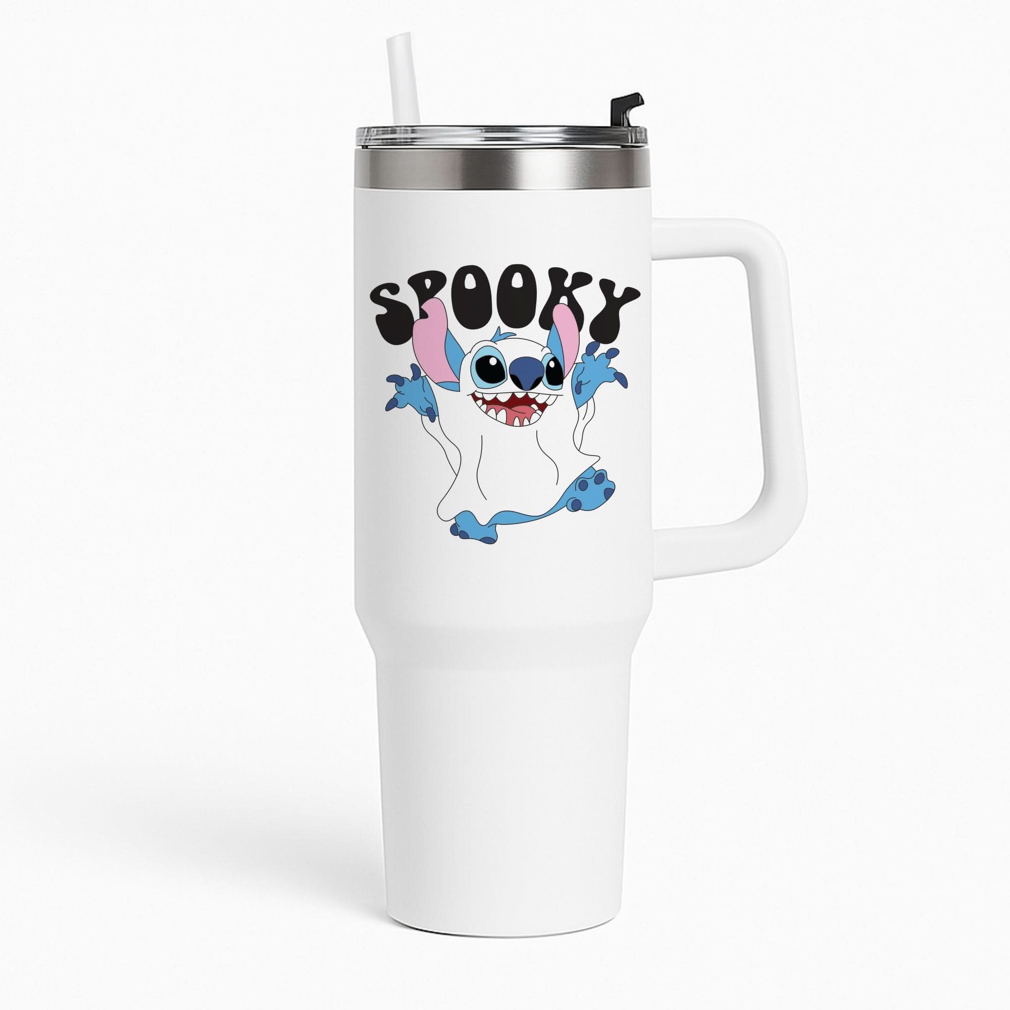 Spooky Cute Blue Alien Tumbler