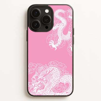 Pink Background Dragon Phone Case for iPhone, Samsung Galaxy and Google Pixel