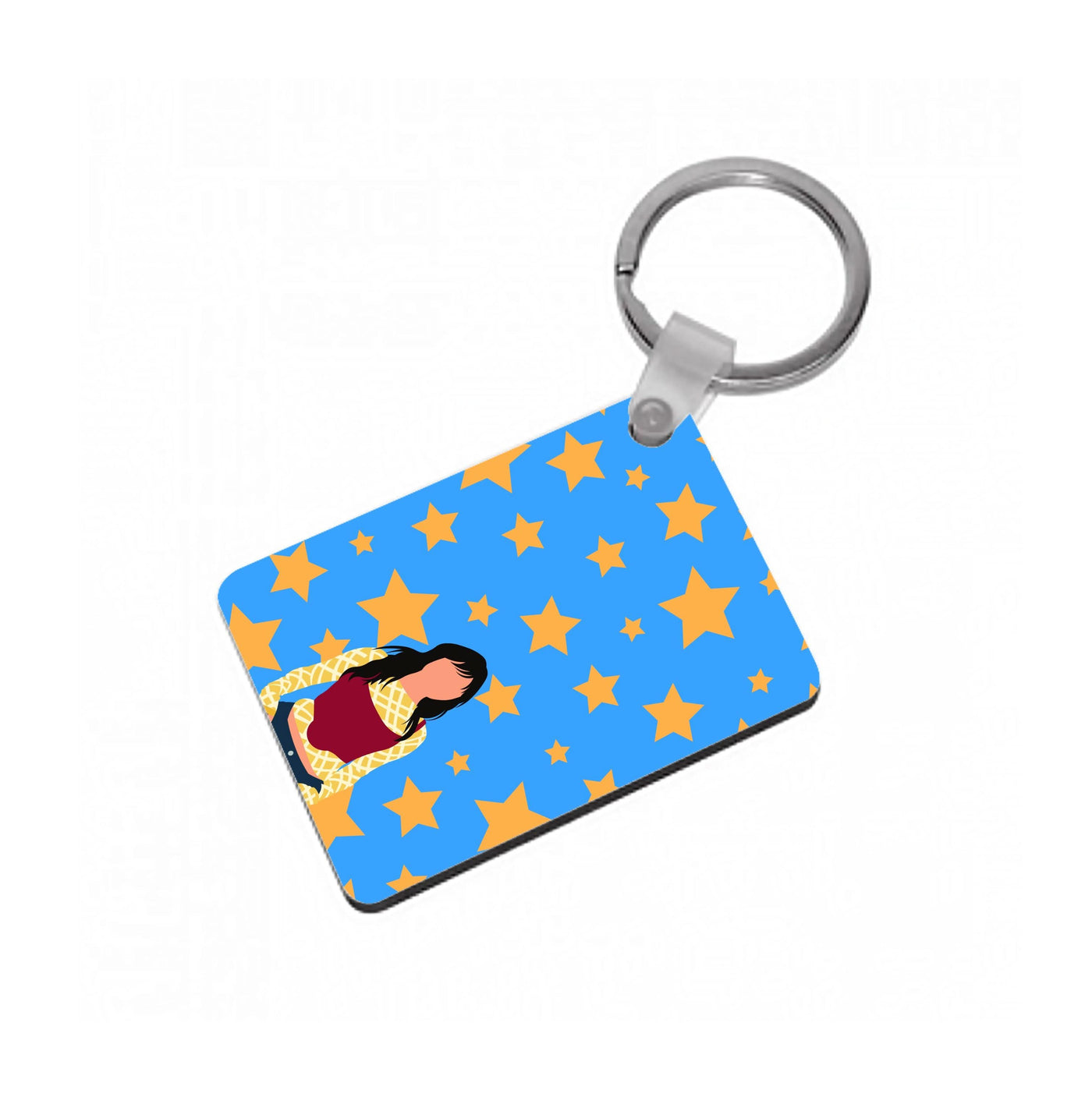 Gold Stars Keyring