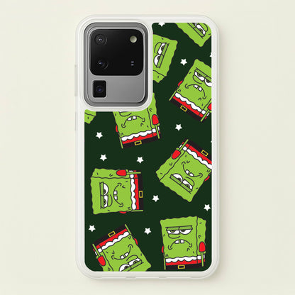 Grumpy Christmas Cartoon Sponge Pattern Galaxy S20 Ultra Case