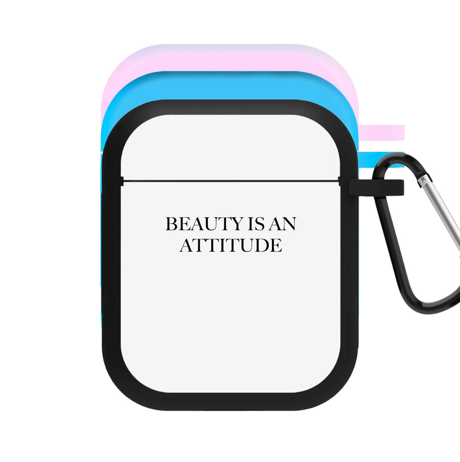 Beauty Is An Attitude - Clean Girl Aesthetic AirPods Case