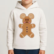 Cartoon Mouse Gingerbread Kids Hoodie 4