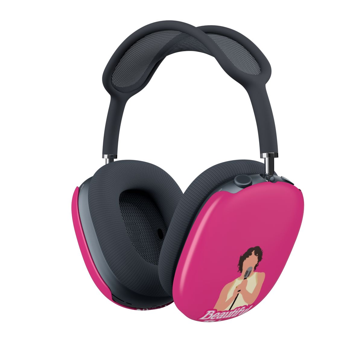 Neon Pink Beautiful Things AirPods Max Case