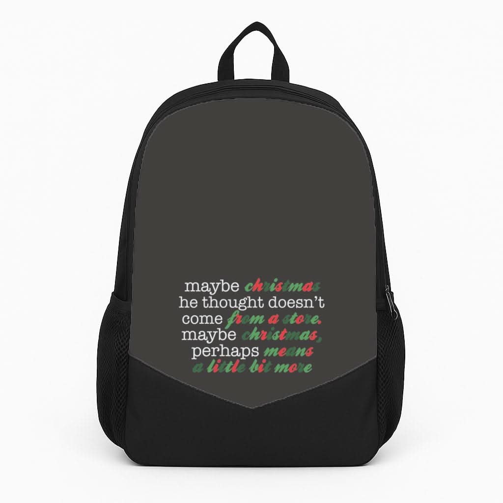 Green Creature Quote Backpack