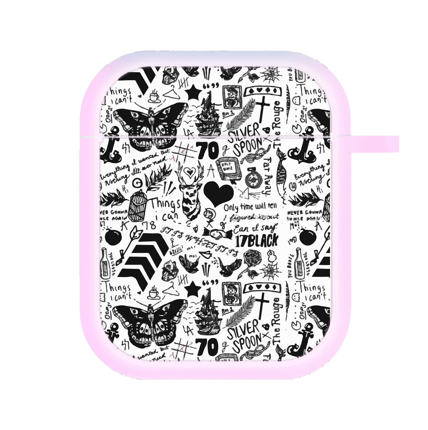 One Direction Tattoos AirPods Case