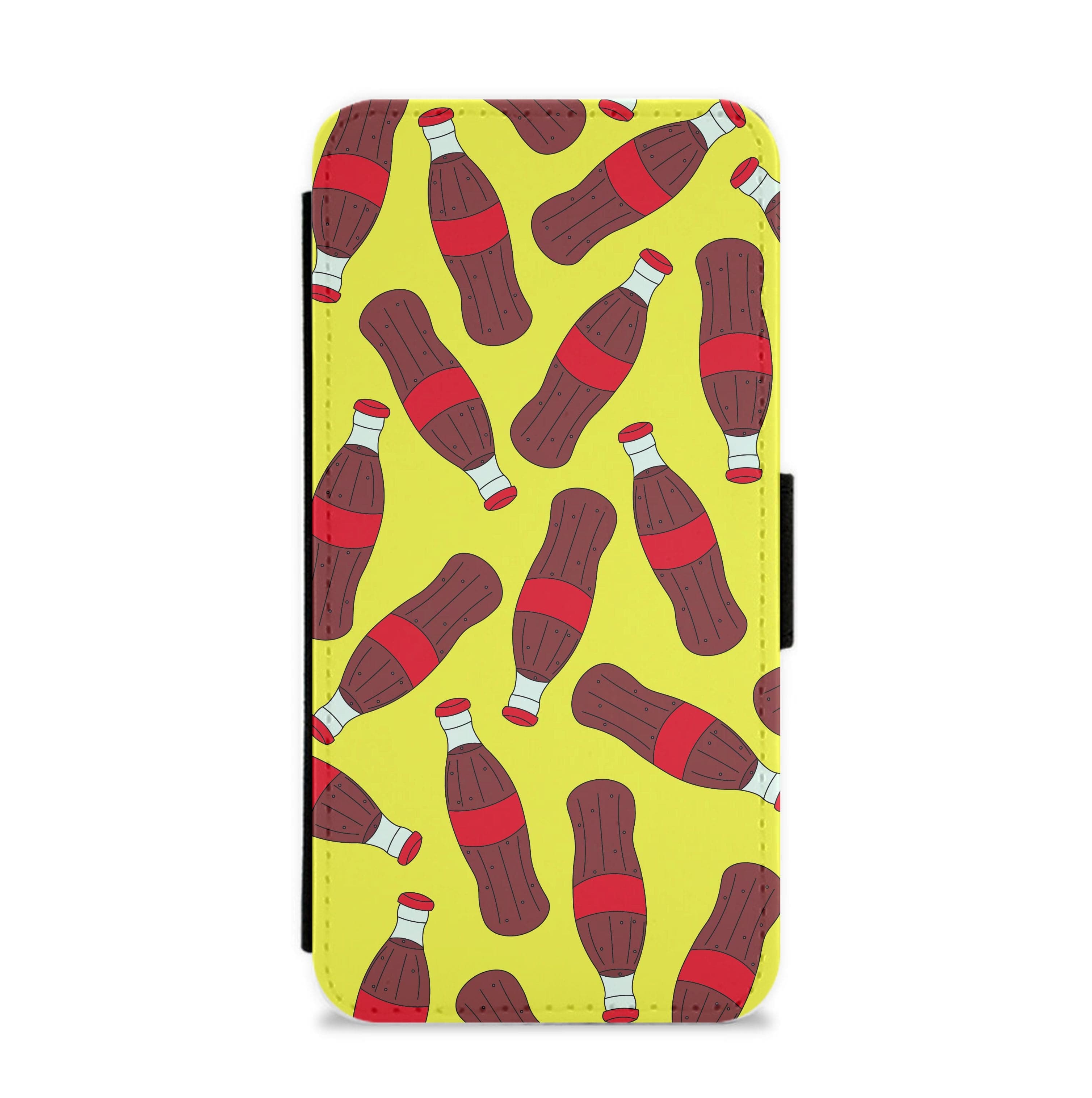 Cola Pattern - Summer Flip / Wallet Phone Case