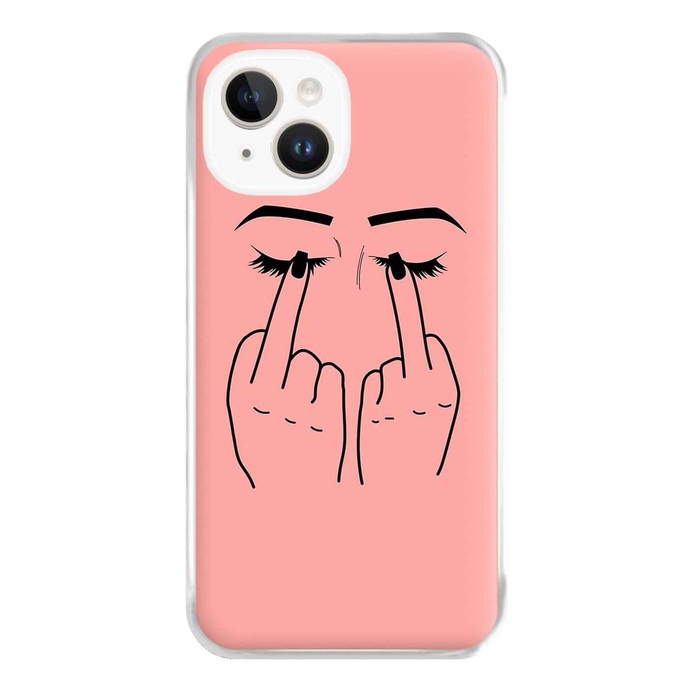 Middle Finger Eyes Phone Case