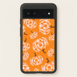Disco Pumpkins Pattern Google Pixel 7 Case