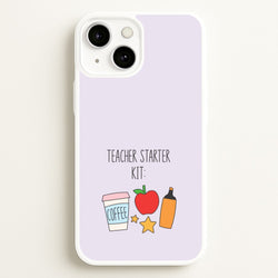Teacher Starter Kit iPhone 13 Case