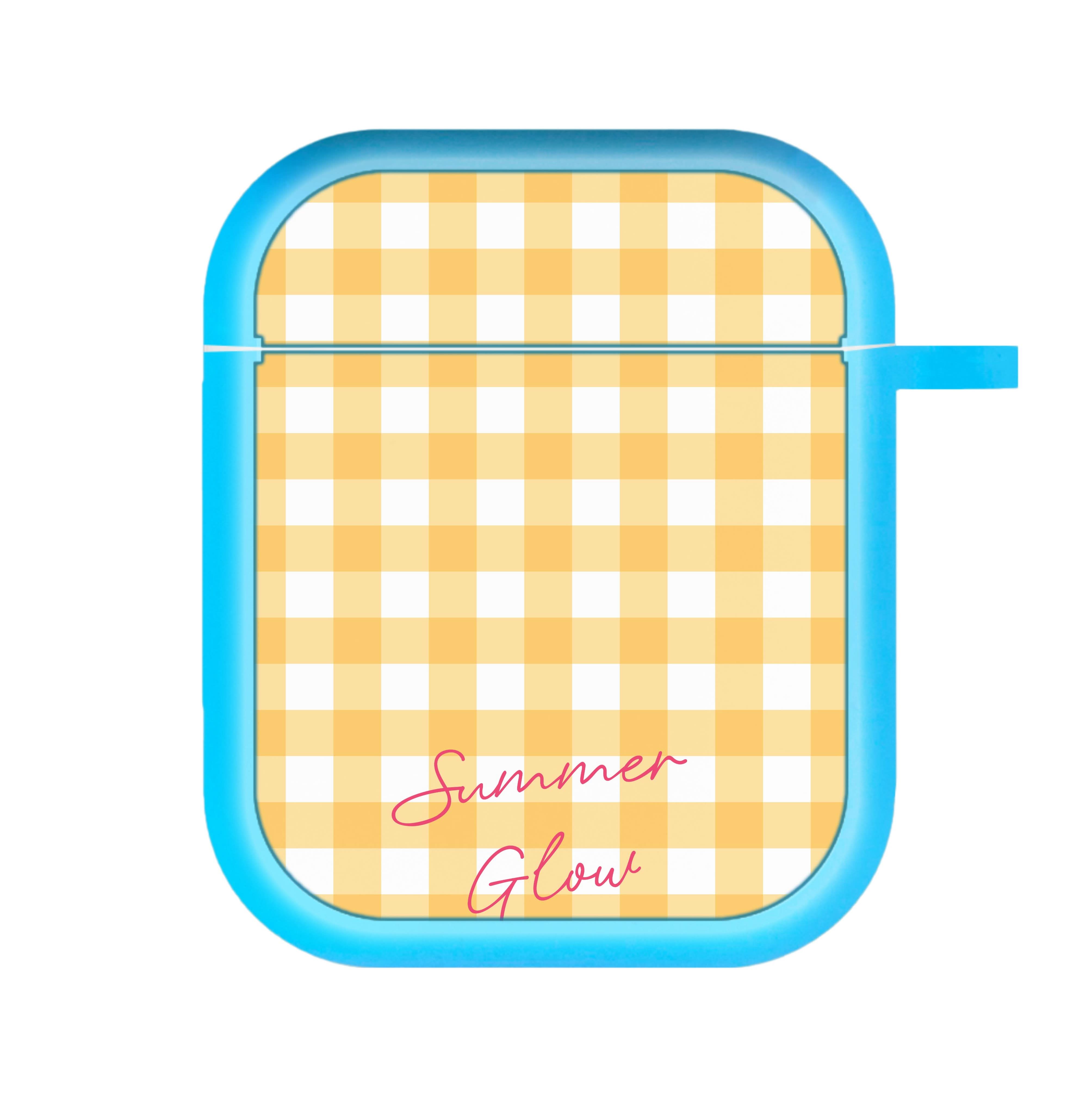 Tartan Summer Glow AirPods Case