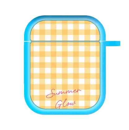 Tartan Summer Glow AirPods Case