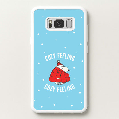 Cozy Feeling Cartoon Beagle Puffer Jacket Galaxy S8 Plus Case