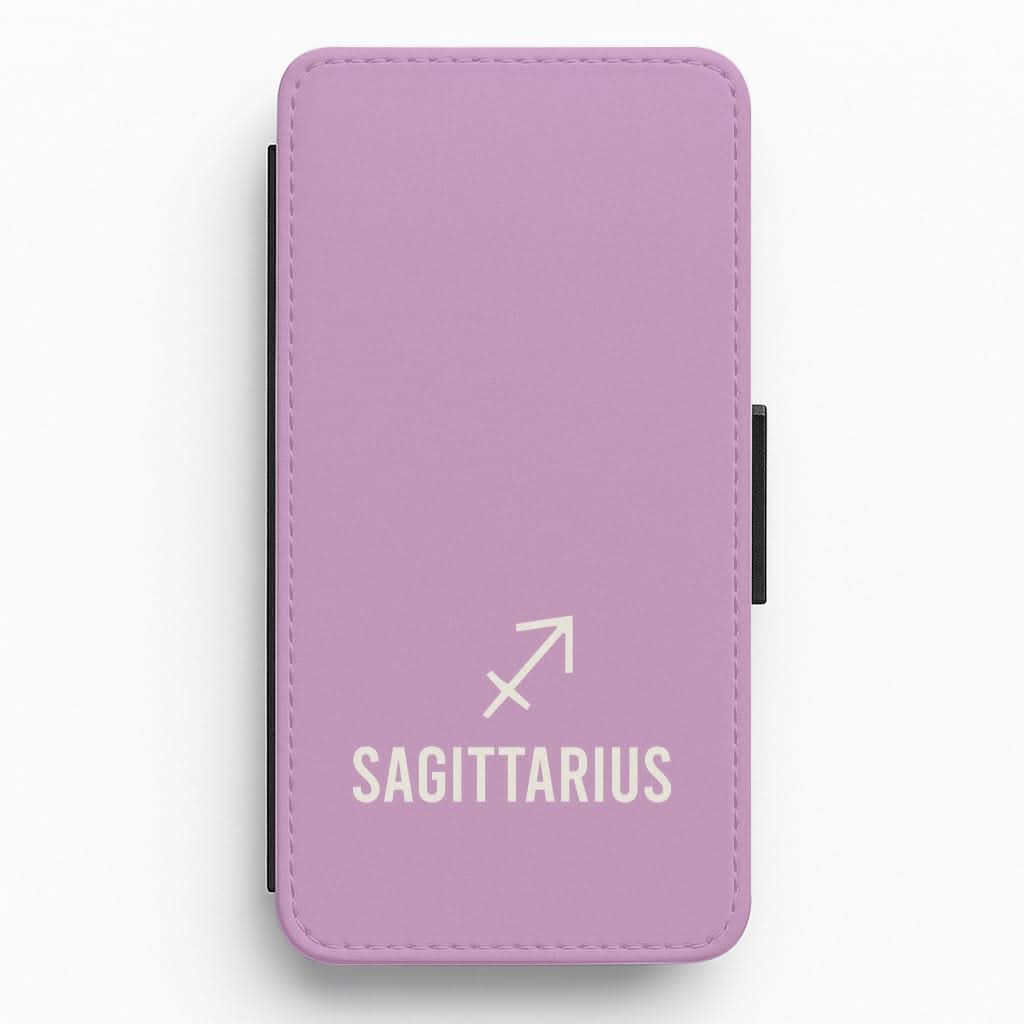 Sagittarius Pastel Zodiac Flip / Wallet Phone Case