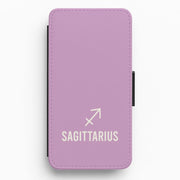 Sagittarius Pastel Zodiac Flip / Wallet Phone Case 1