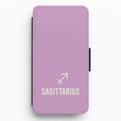 Sagittarius Pastel Zodiac Flip / Wallet Phone Case