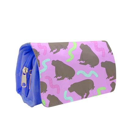 Frog Pattern Pencil Case