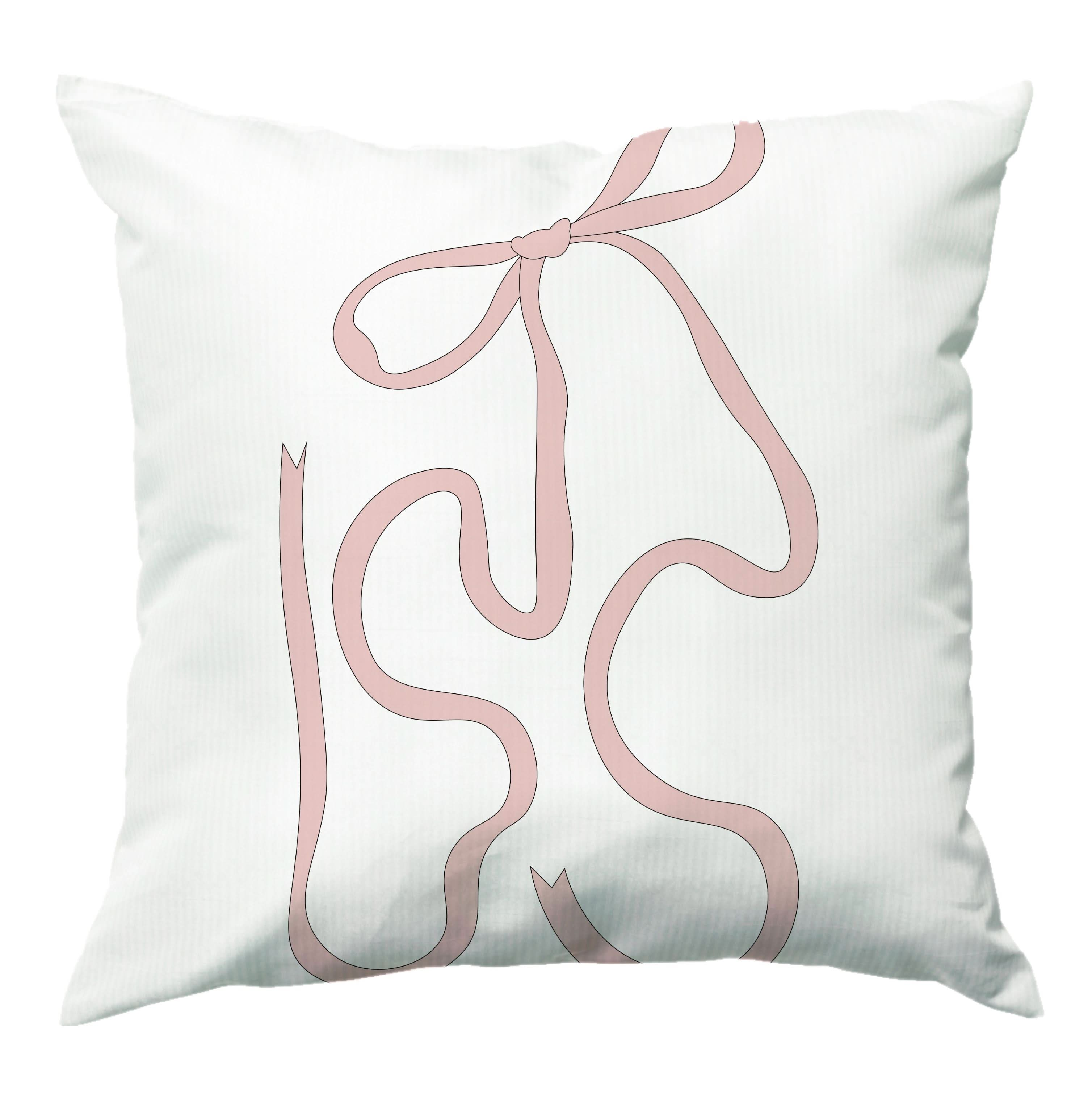 Pink Ribbon Cushion