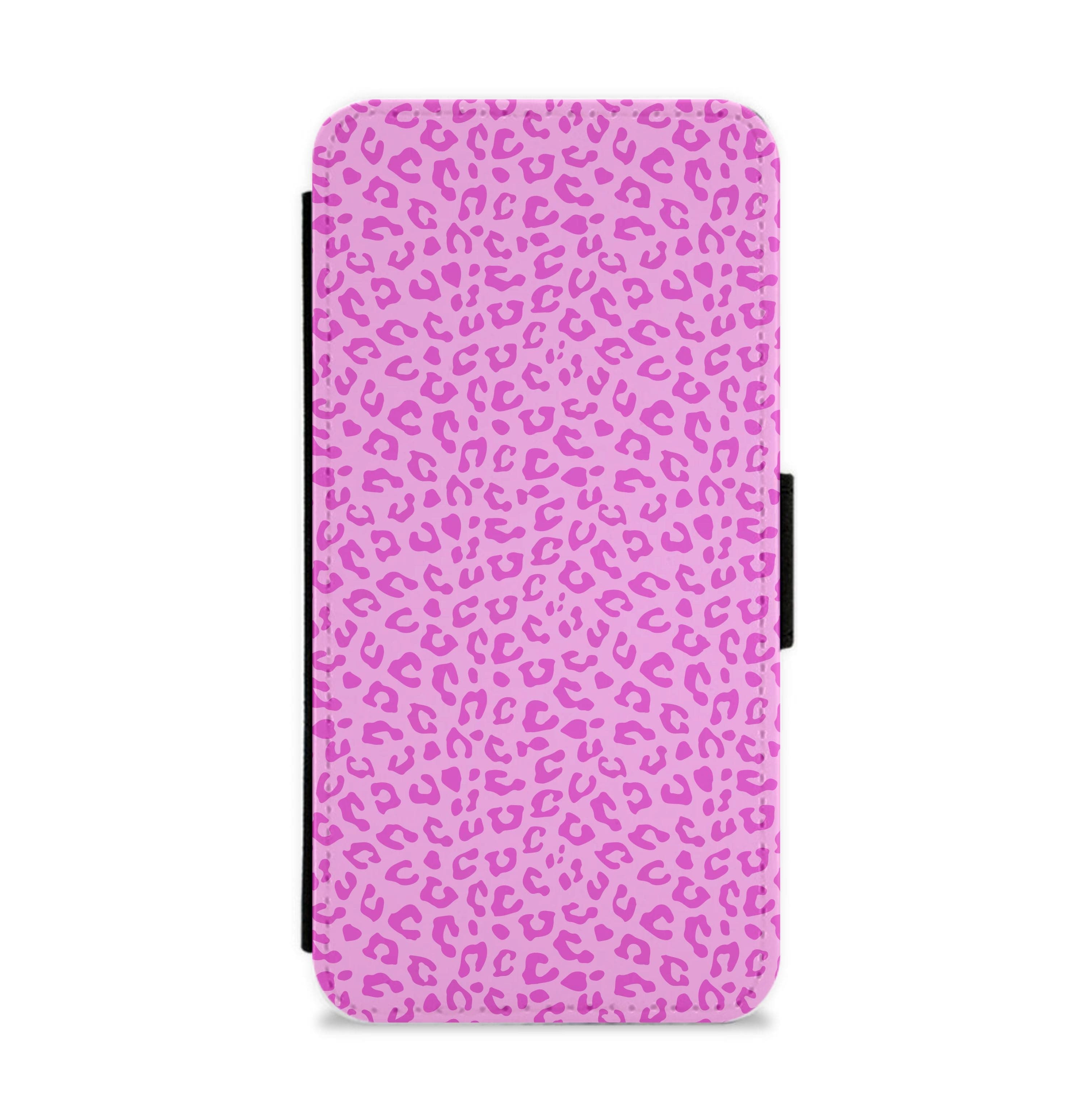 Pink Cheetah - Animal Patterns Flip / Wallet Phone Case