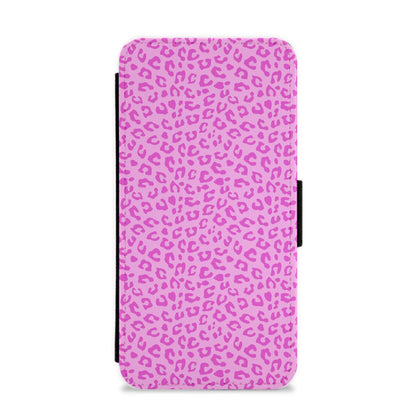 Pink Cheetah - Animal Patterns Flip / Wallet Phone Case