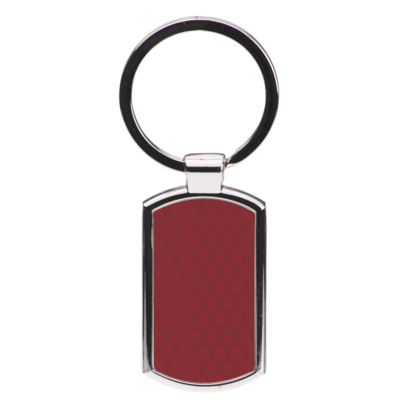 Red Bow Pattern Luxury Keyring