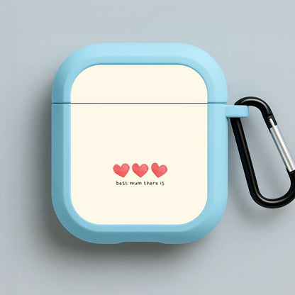 Best Mum There Is Blue AirPods Case
