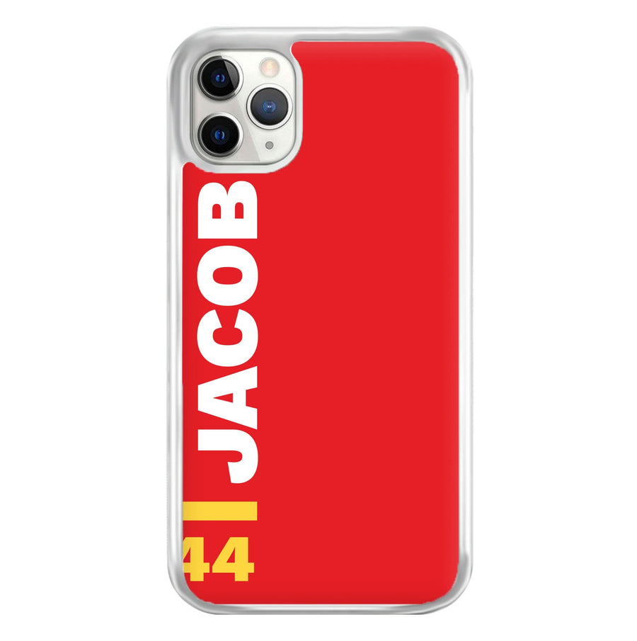 Personalised F1 Driver Red Phone Case