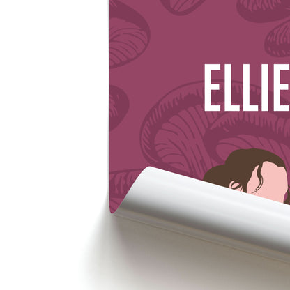 Ellie Mushroom Pattern Poster