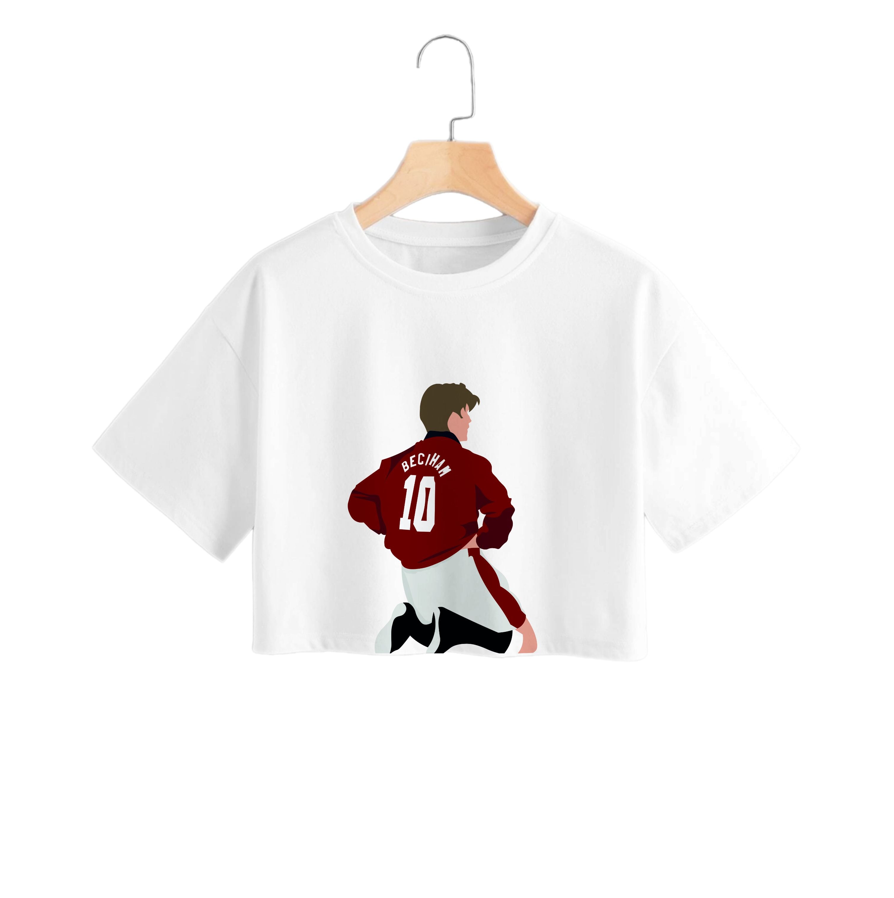 Beckham - Football Crop Top