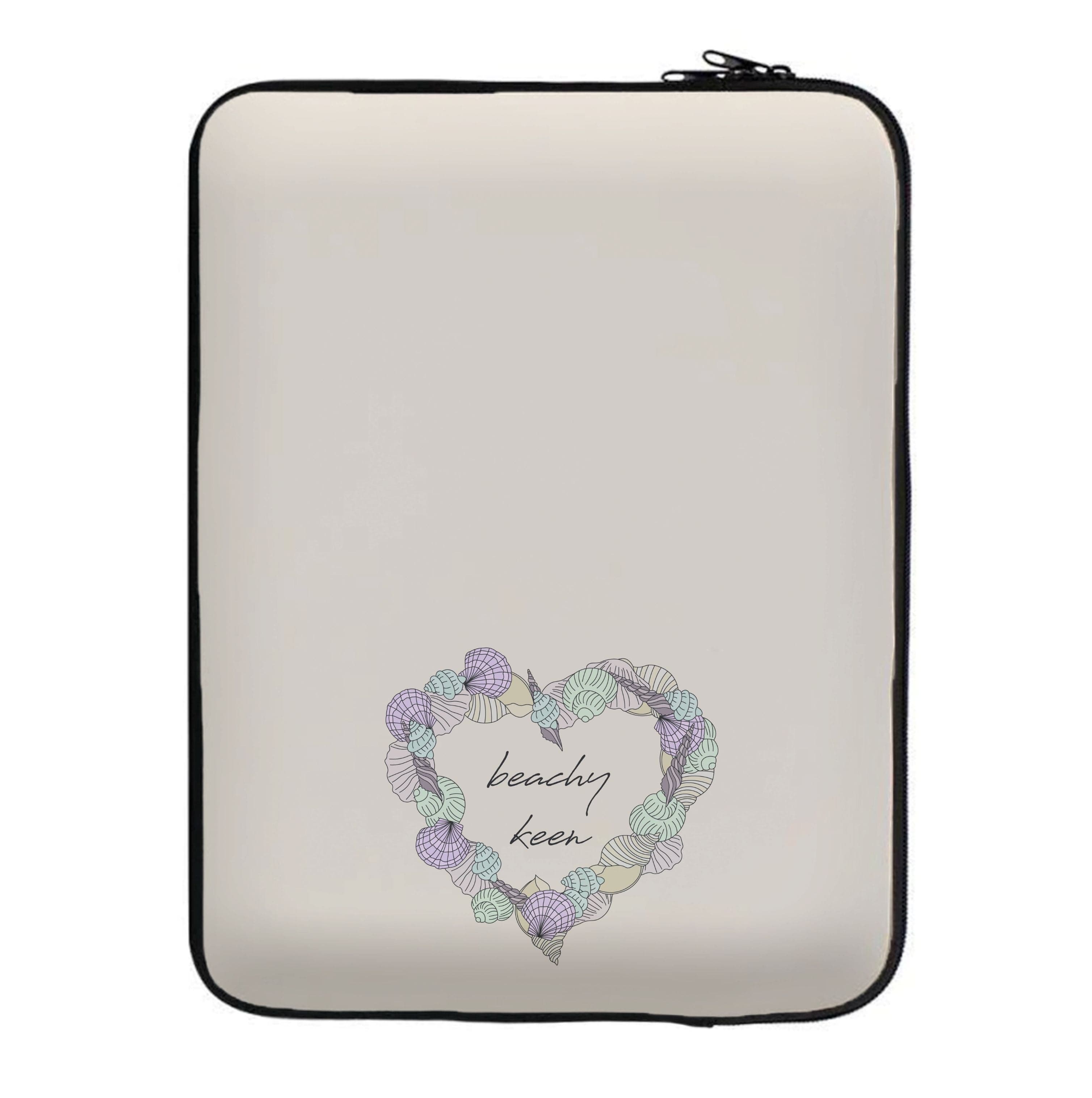 Beachy Keen - Seashells Laptop Sleeve