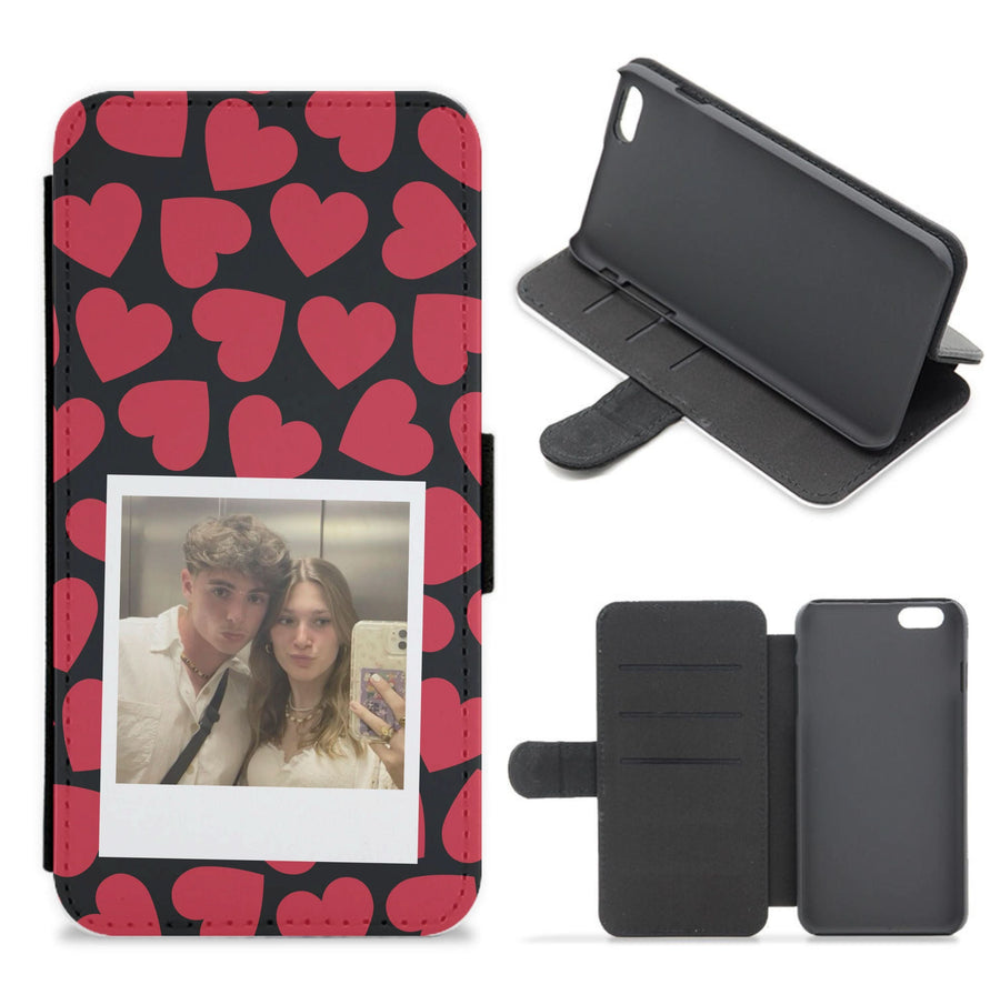 Valentine's Polaroid Flip / Wallet Phone Case