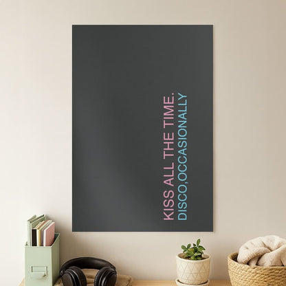 Disco Occasionally Text Poster