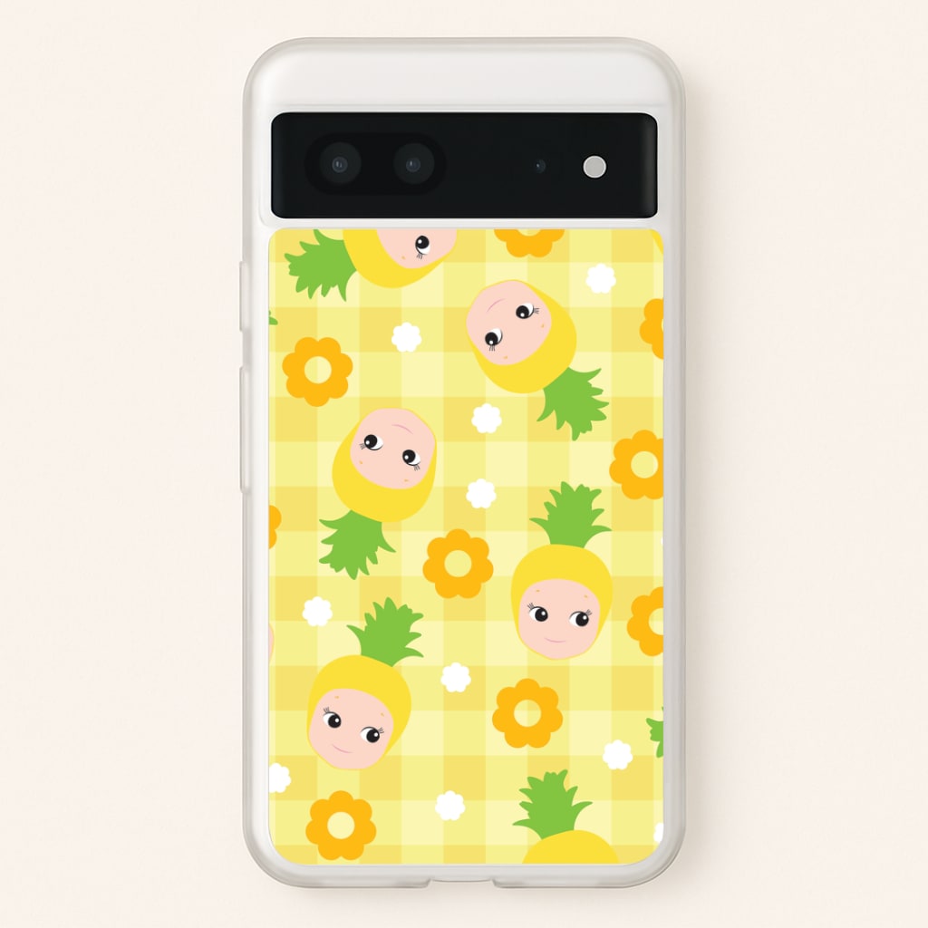 Pineapple Angel Pattern Google Pixel 7 Case