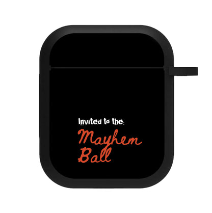 Invited To The Mayhem Ball AirPods Case