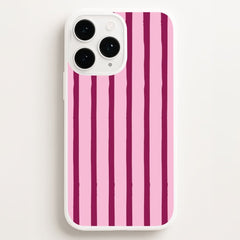 Strawberry Stripes  Phone Case