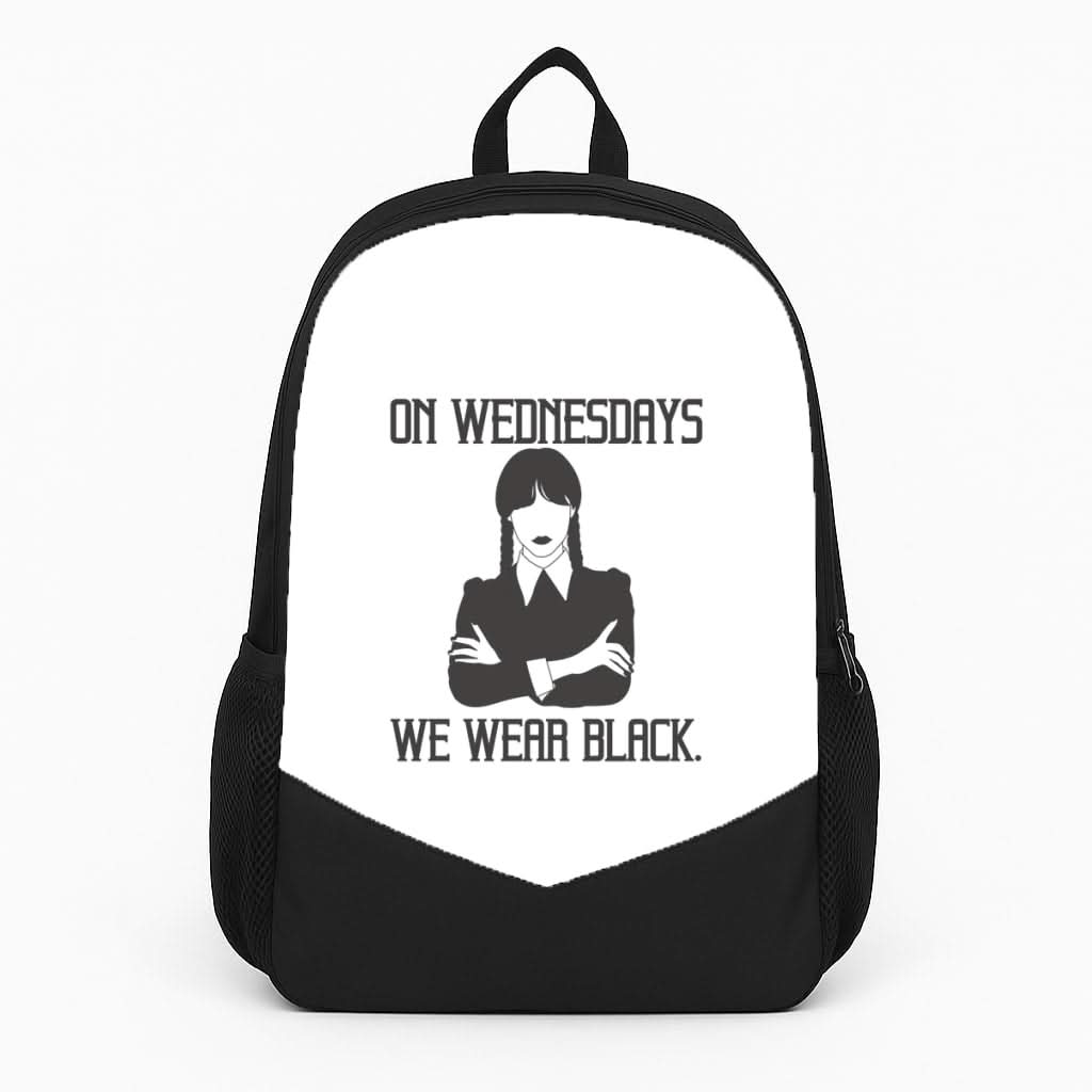 On Wednesdays We Wear Black Backpack