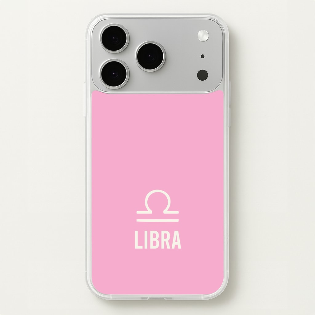 Libra Pastel Zodiac iPhone 17 Pro Case
