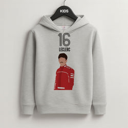 Leclerc 2026  Grey Kids Hoodie