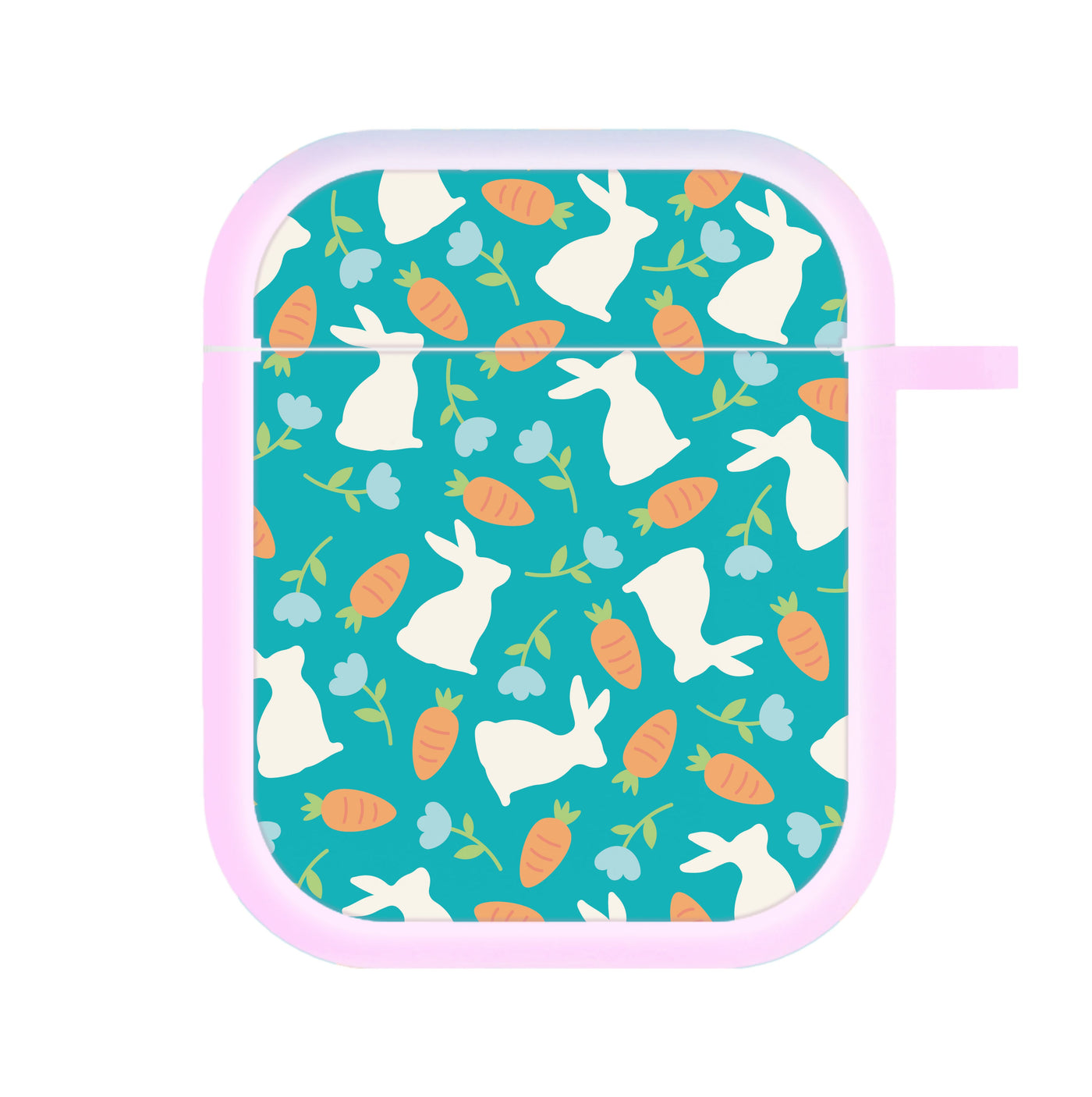 Bunnies And Carrots - Easter Patterns AirPods Case