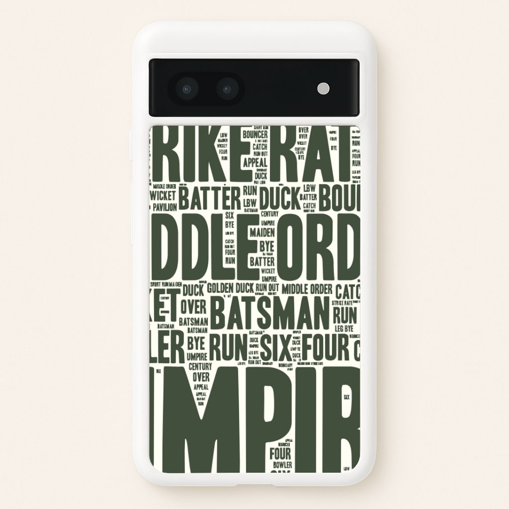 Cricket Wordscape Google Pixel 7a Case