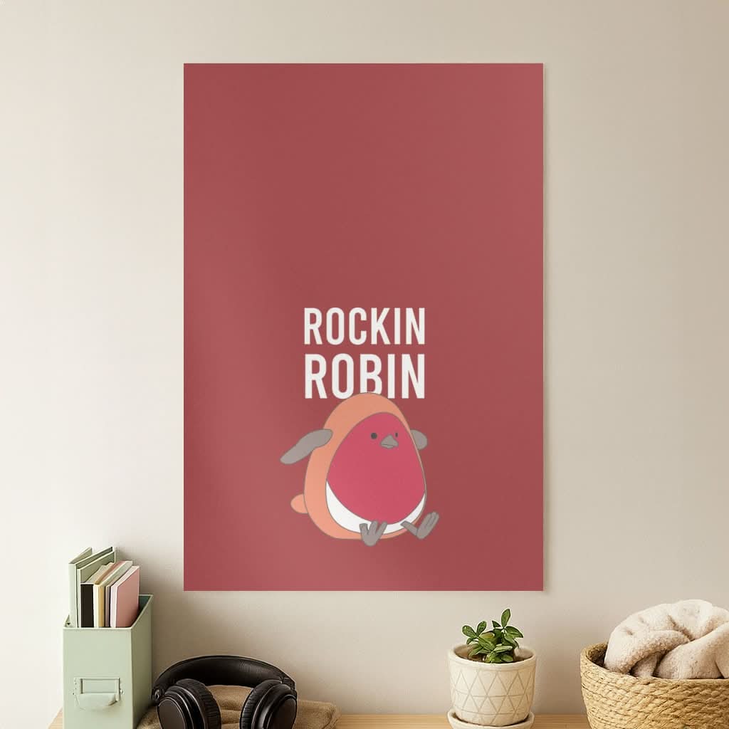 Rockin Robin Plush Poster