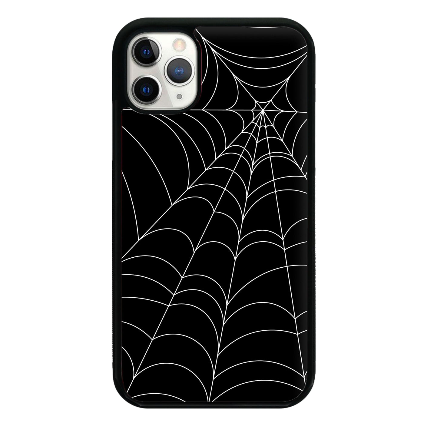 Black Cobwebs Pattern Phone Case