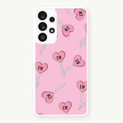 Ew Love Heart Lolipops Pattern Galaxy A33 Case