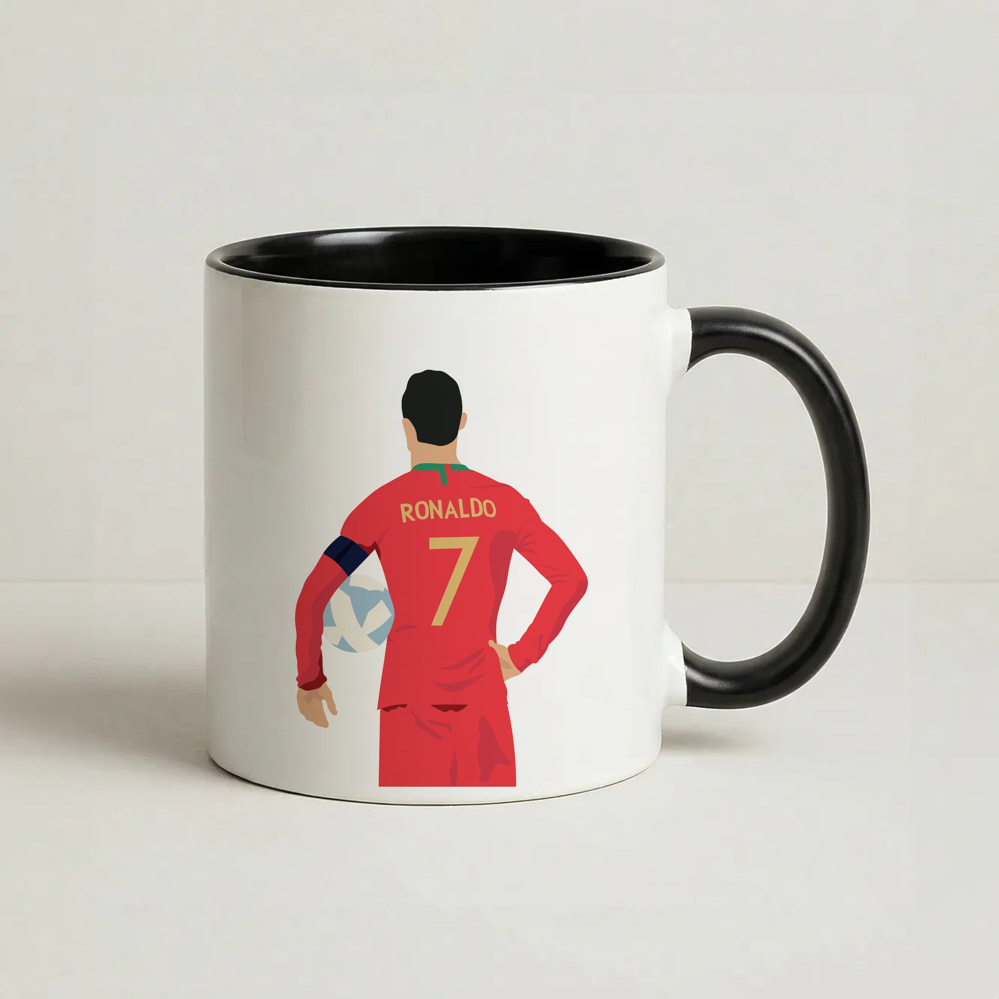 Ronaldo - Football Coffee Black Mug