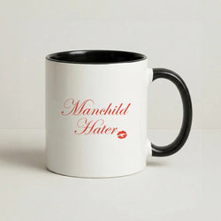 Manchild Hater Coffee Black Mug