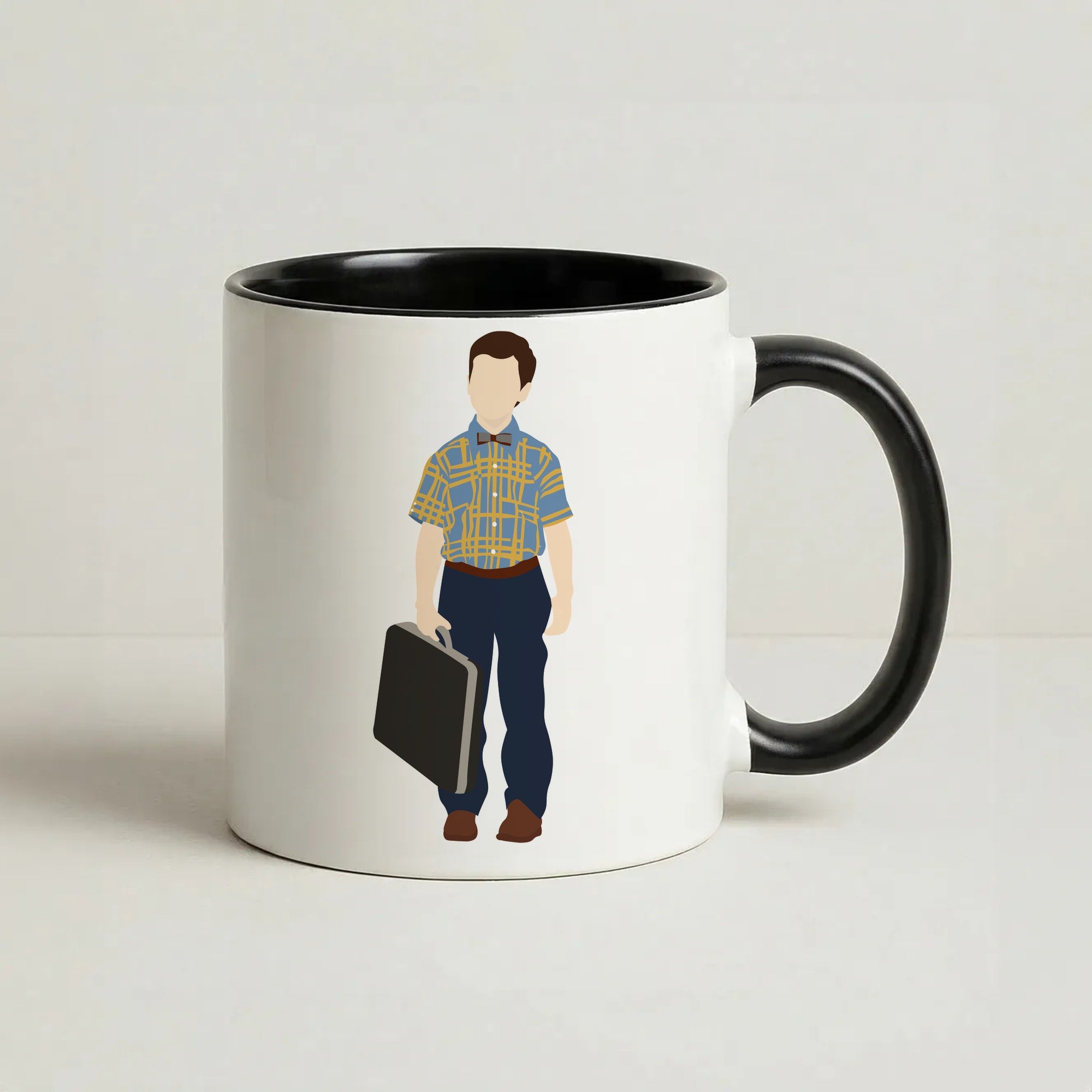 First Day - Sheldon Coffee Black Mug