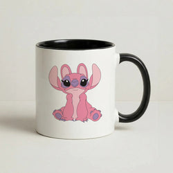Sitting Down - Black Alien Coffee Black Mug