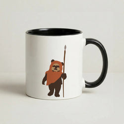 Ewok Coffee Black Mug